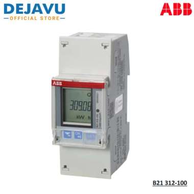 Energy Meter ABB B21 312-100 - Energy meter 'Silver', Modbus RS485, Single-phase, 5 A (2CMA100155R10