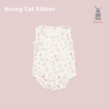 CB Sleveless Jumper Boats n Bunnies Collections - Jumper Kutung Bayi Bunny Ribbon 0-3m