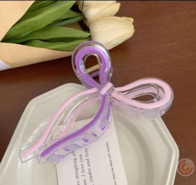 Jedai Rambut Korea Jedai Salon Jepit Rambut premium Jepit Pita korea Purple
