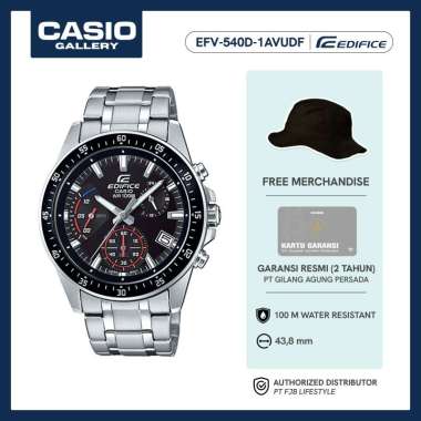 Casio Edifice Jam Tangan Original EFV-540D-1AVUDF Watches