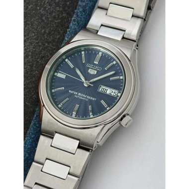 Jam Tangan Pria Seiko Seiko 5 Original 100% Stainless Steel Formal/Sport Silver SNK107 K