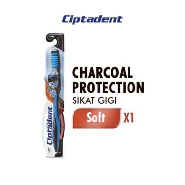 Ciptadent Sikat Gigi Charcoal Protection Soft