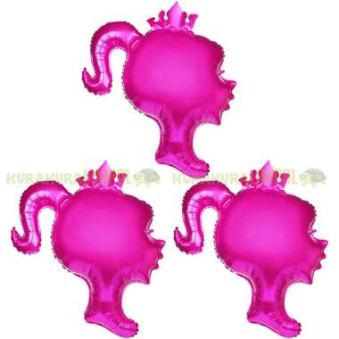 Balon Foil Karakter Barbie Jumbo Dekorasi Ulang Tahun