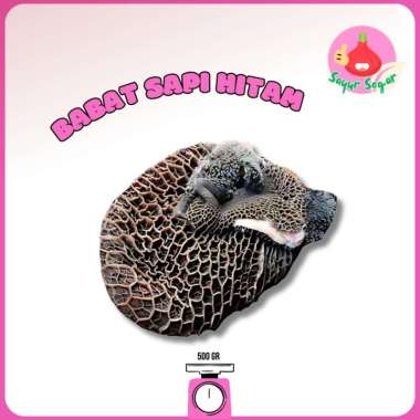 Sayur Segar - Babat Sapi Hitam Bersih/Black Cow Tripe 500 gr