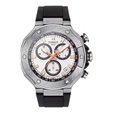 TISSOT T-Race T141.417.17.011.00 Chronograph White Jam Tangan Pria Original & Garansi
