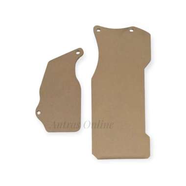 Mika Akrilik CRF 150L Pelindung Shock/Mudflap dan Tutup/Cover Filter CRF Mudflap+Cov.Filter