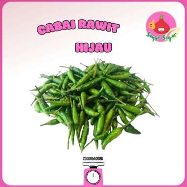 Sayur Segar - Cabai Rawit Hijau / Chili 500 gram