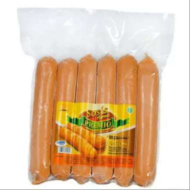 PREMIO SOSIS AYAM JUMBO ORIGINAL 500GR CHICKEN SAUSAGE HALAL