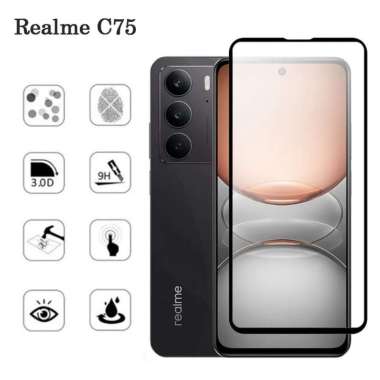 Promo Tempered Glass Layar Realme C75 Anti Gores Kaca Realme C75