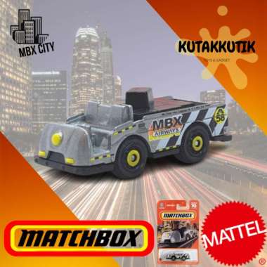 Matchbox Mobil Kargo Barang MBX Mini Cargo Truck Abu MBX Airways