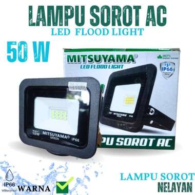 LAMPU SOROT NELAYAN HIJAU 50 WATT LAMPU SOROT IKAN 50 WATT LAMPU SOROT LED FLOODLIGHT WATERPROOF