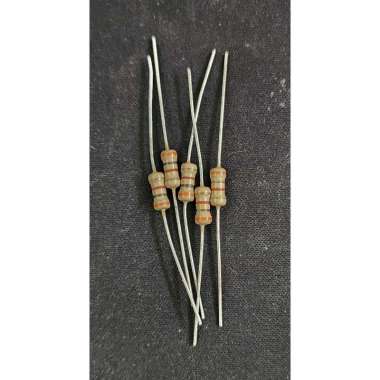 Resistor 1W 300 Ohm 300Ohm Oranye Hitam Coklat Emas - Harga per 5pcs