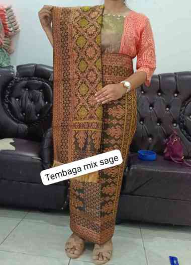 SONGKET MESIN PALEMBANG KAIN SONGKET WANITA AAS2