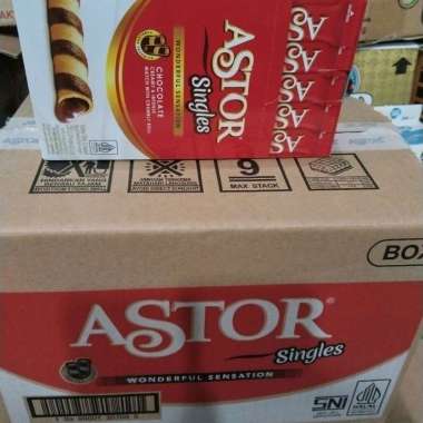 Astor singles chocolate 1 karton/dus