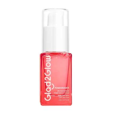 GLAD TO GLOW POMEGRANATE NIACINAMIDE POWER BRIGHT SERUM 17ML