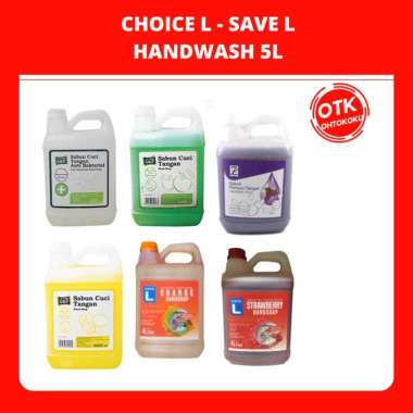 CHOICE L SAVE L LIQUID HAND SOAP SABUN CUCI TANGAN 4L JERYCAN anggur
