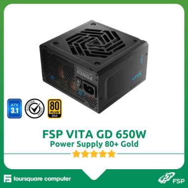 PSU FSP VITA GD 650W | Power Supply 650 Watt 80+ Gold GD650 650GD