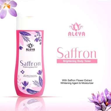 ALEYA SAFFRON TONER BADAN MENCERAHKAN AREA LIPATAN