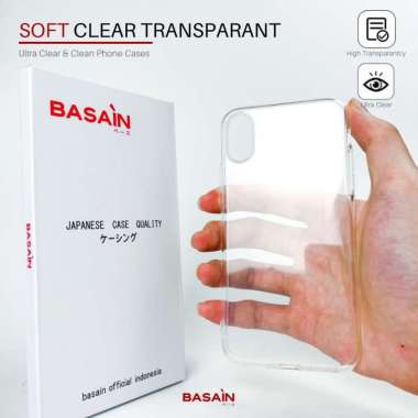 Casing iPhone Xr | X / Xs | Xs Max Clear Transparant BASAIN Original Case iPhone Xr
