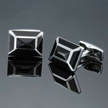 TOKO1973 TOMMY CUFFLINK - kancing manset kancing lengan kemeja 17 BLACK HOUSE