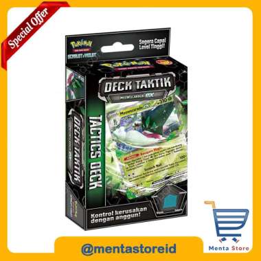 Kartu Pokemon TCG - Deck Taktik Meowscarada ex svTM - Starter Deck Pokemon Game Kartu Koleksi Scarle