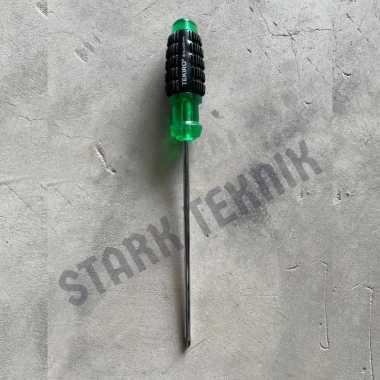 TEKIRO Obeng Gagang Karet Plus + PH2 2x200mm Pjg