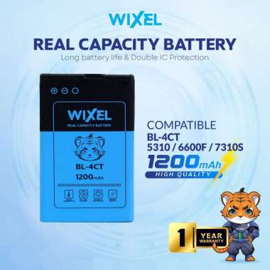 WIXEL Baterai BL-4CT Compatible For 5310 XpressMusic 5630 2720 Fold 6600 Fold 6700 Slide 7210 7310 S