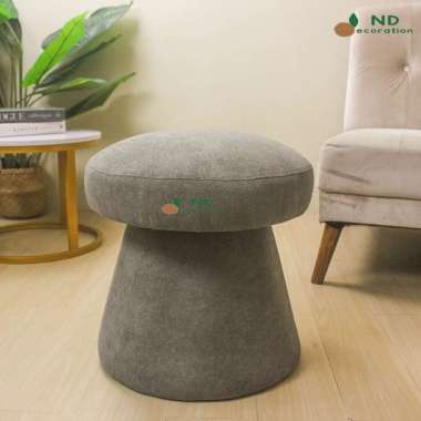 ND DECORATION Stool Mushroom Package Bundle Mushroom Stool Kursi Bulat Kursi Minimalis Diameter 35cm
