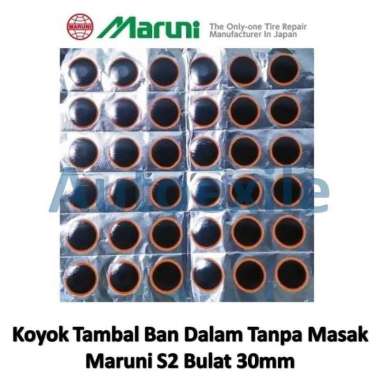 Koyok Tambal Tempel Ban Dalam Maruni S2 Bulat 30mm S-2 Tip Top Tube