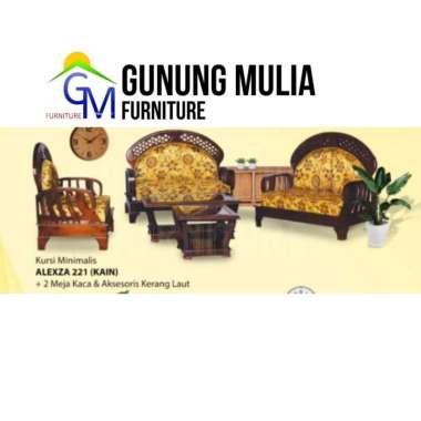 Sofa Tamu Mewah Sofa Alexza Type 221 (Kain)