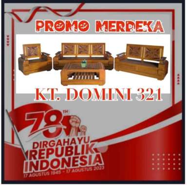Kursi Tamu Kayu Jati Jepara Domini 321