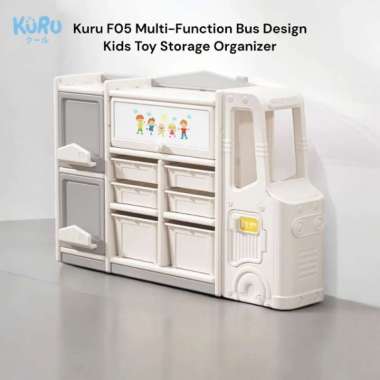 Kuru F05 Kids Toy Storage Organizer Cabinet | Rak Lemari Mainan Anak