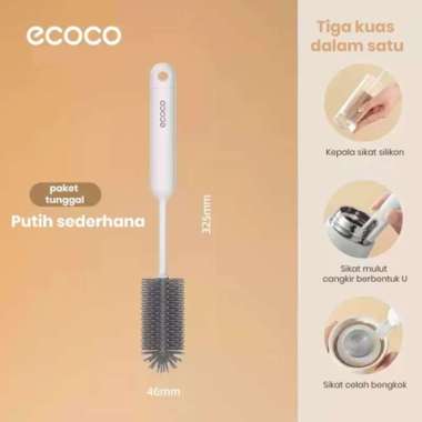 ECOCO Cup Washing Brush - Sikat cangkir pembersih cangkir air botol bayi sikat pembersih cangkir ter