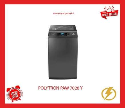 MESIN CUCI POLYTRON 1 TABUNG 7 KG 330 WATT - PAW 7028Y