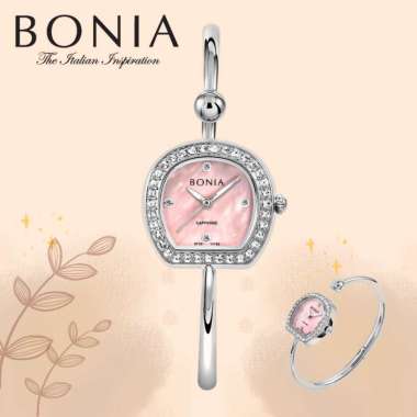 Bonia Sonia Pink MOP 26mm B10792 Bracelet Watch 2 years Official Warranty Jam Tangan Wanita