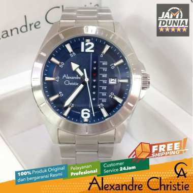 JAM ALEXANDRE CHRISTIE PRIA 6535 M4 AC 6535 JAM TANGAN ALEXANDRE CHRISTIE PRIA ORIGINAL CT ST JAM TA