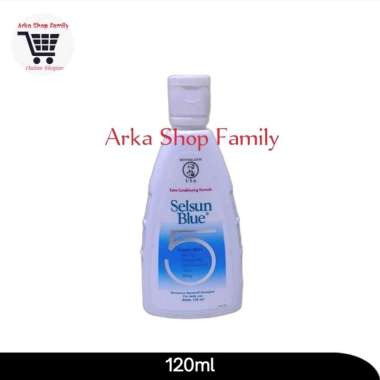 SELSUN Blue 5 Leaves Hair Dandruff Shampoo 120ml Sampo Anti Ketombe