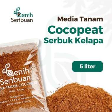 Cocopeat Media Tanam Organik 5 Liter Serbuk Halus Kelapa Grade Super COCOPEAT 5L