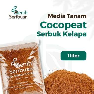 Media Tanam Cocopeat Organik 1 Liter Serbuk Halus Kelapa Grade Super COCOPEAT 1L