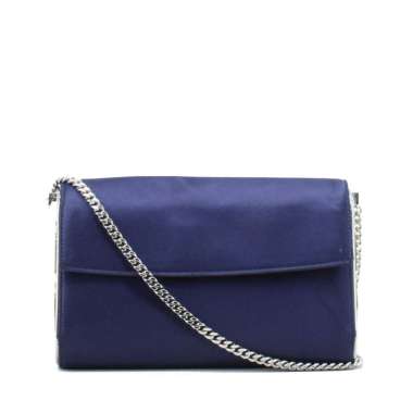 Christian Dior Satin CD Logo Box Clutch I15861C