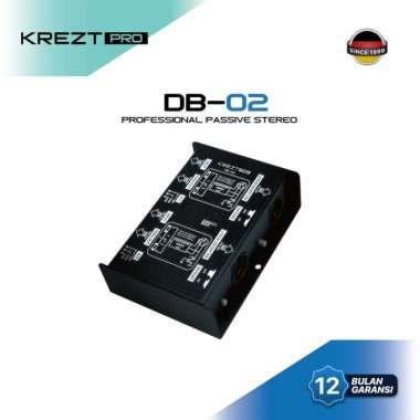 DIRECT BOX KREZT PRO DB-02 PASSIVE STEREO DI BOX PASIF