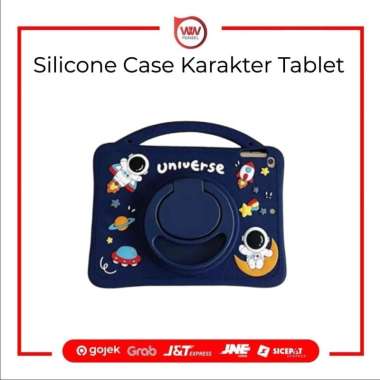 Silicone Case Karakter Tablet All Type Infinix Xpad Astronot