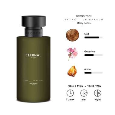 Aerostreet Parfum Manly Eternal Oud - Extrait De Parfum PF007 50 ML