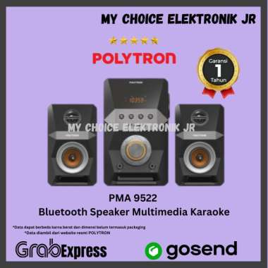 POLYTRON PMA 9522 Bluetooth Speaker Multimedia Karaoke