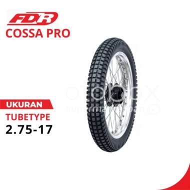 BAN MOTOR FDR COSSA PRO UKURAN 250 275 300 RING 17 TUBETYPE 275-17