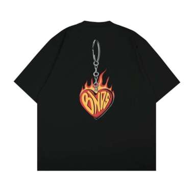 BENIDSON Oversized Tshirt Fire Ticker - XXL