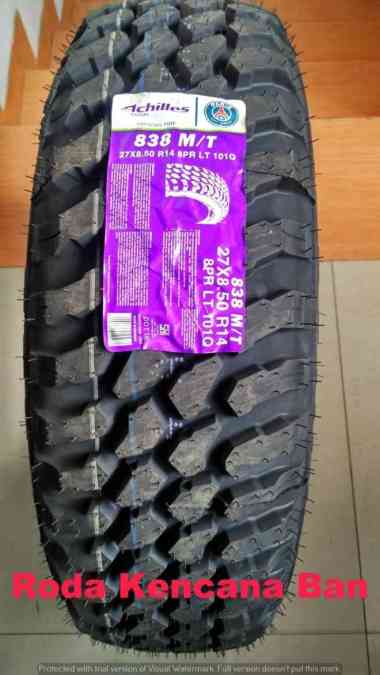 Achilles 838 M/T Ukuran 27x8.5 R14 - Ban Mobil Offroad