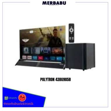 POLYTRON Smart Google TV LED 43 inch Soundbar PLD 43BG9058