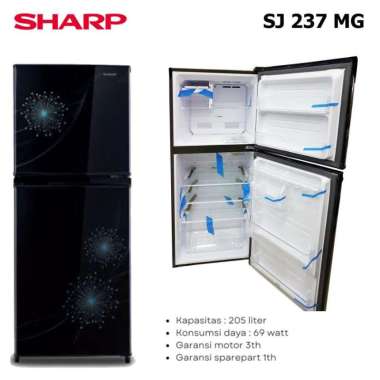 KULKAS SHARP SJ 237 MG LEMARI ES 2 PINTU SJ237MG SJ 237MG