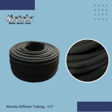 Matala Uniring Aerator kolam 19mm | Diffuser Air Tubing Pemecah Gelembung 1m